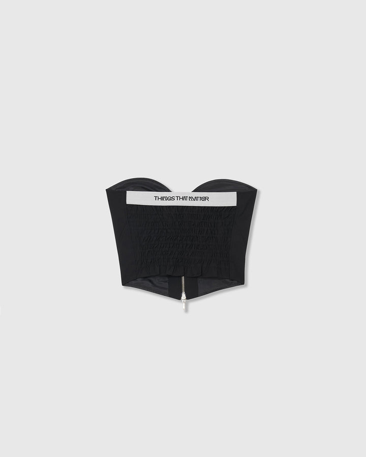 T/W FRONT ZIP BUSTIER