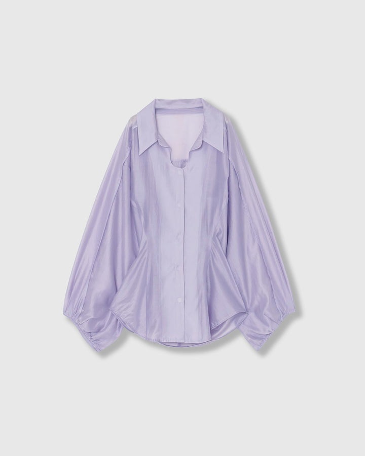 SHEER VOLUME SLEEVE SHIRT