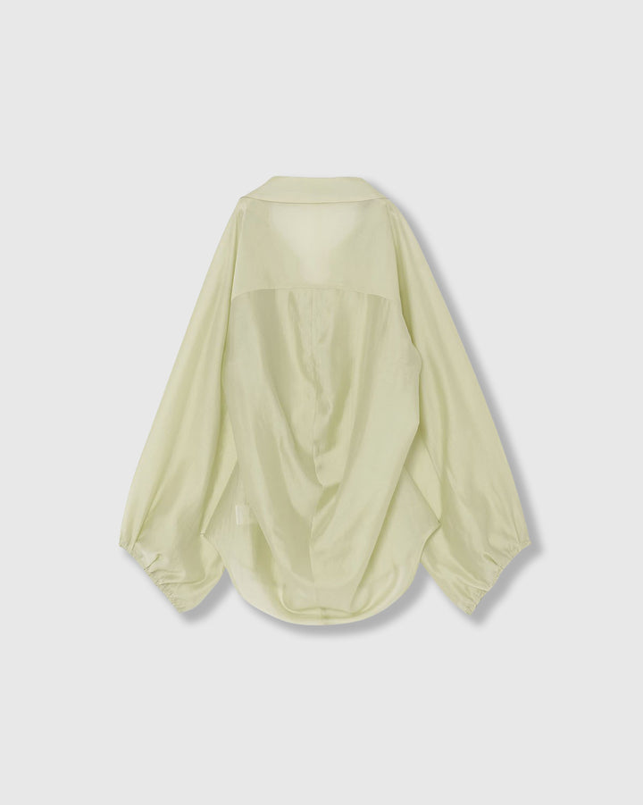 SHEER VOLUME SLEEVE SHIRT