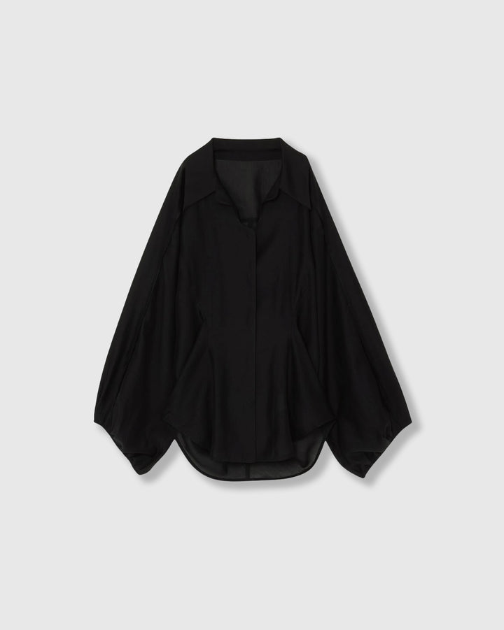SHEER VOLUME SLEEVE SHIRT
