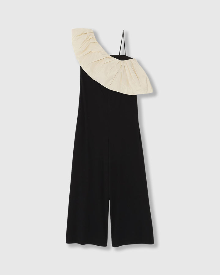 OVERALLS with TAFFETA CAPE