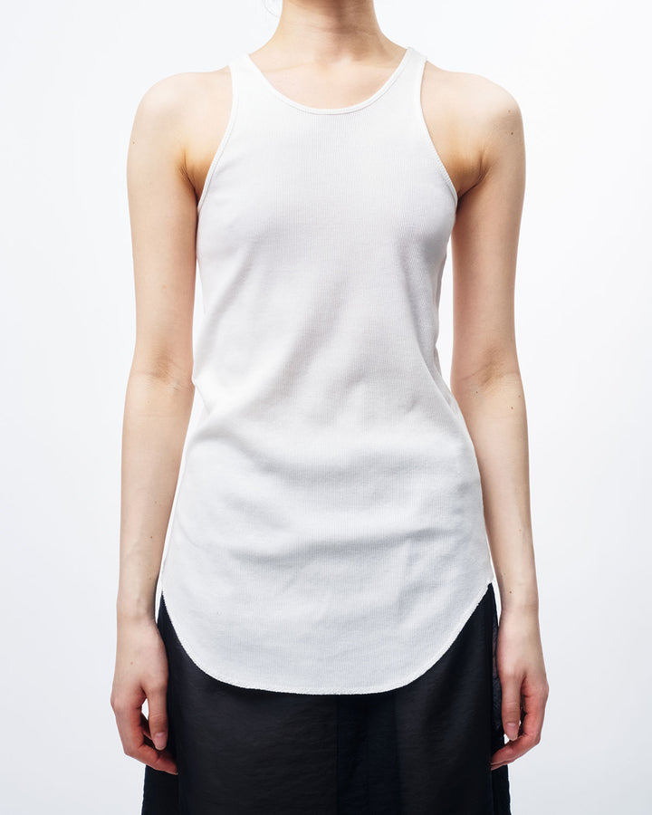SHEER RIB CAMISOLE & RIB TANKTOPS SET
