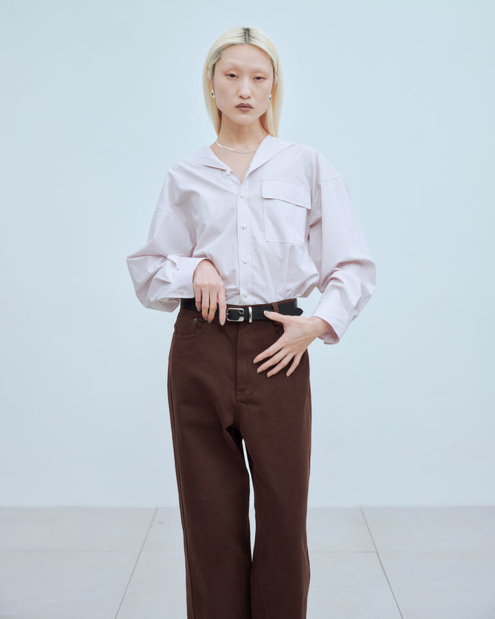 SAILOR BLOUSING STRIPE SHIRT