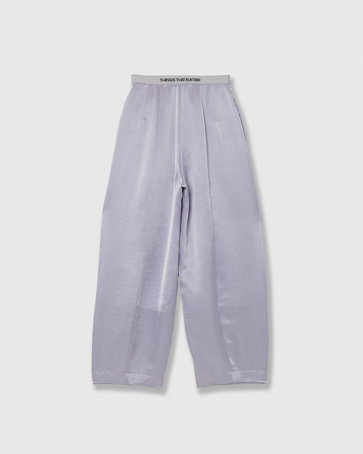SATIN COCOON PANTS