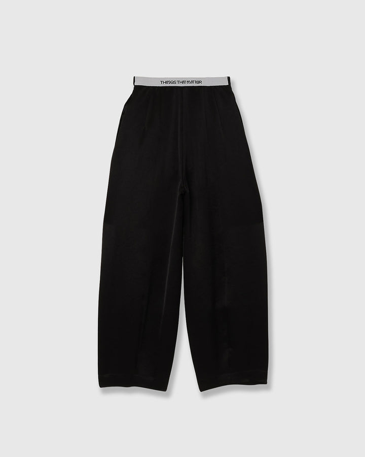 SATIN COCOON PANTS