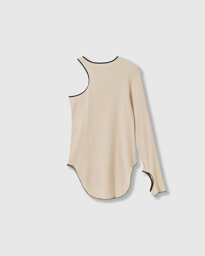 ONE SHOULDER TERECO RIB TOPS