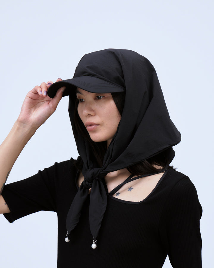 SCARF DESIGN NYLON CAP
