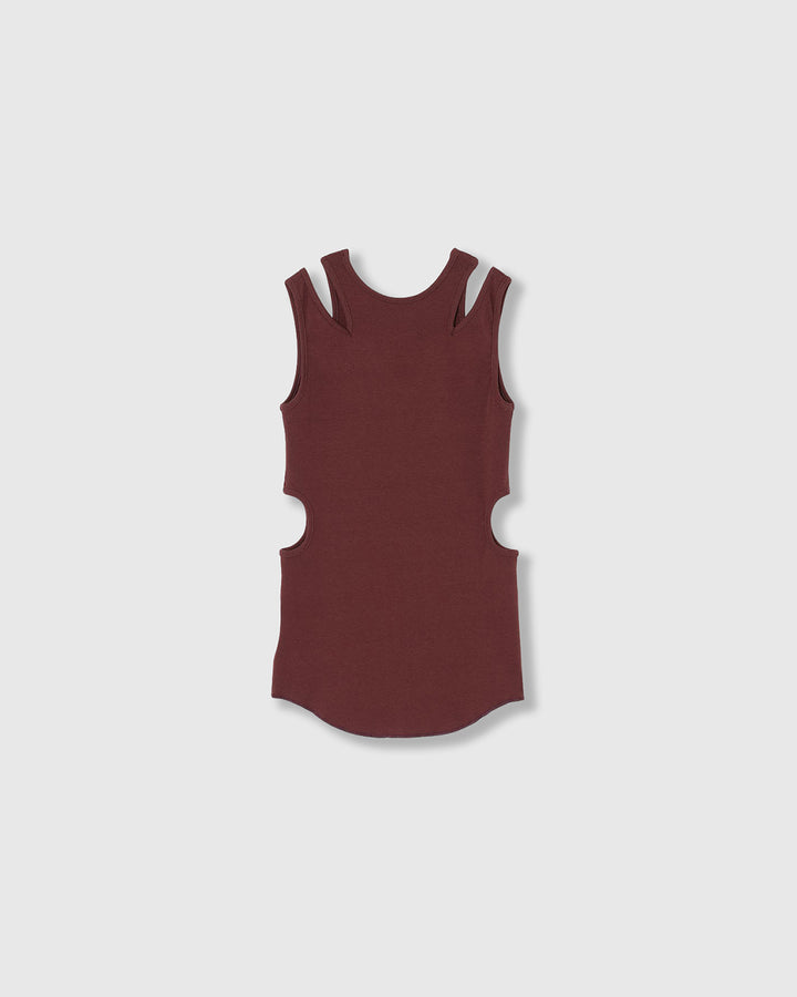 NOTCH DESIGN TWO-WAY TANK TOP