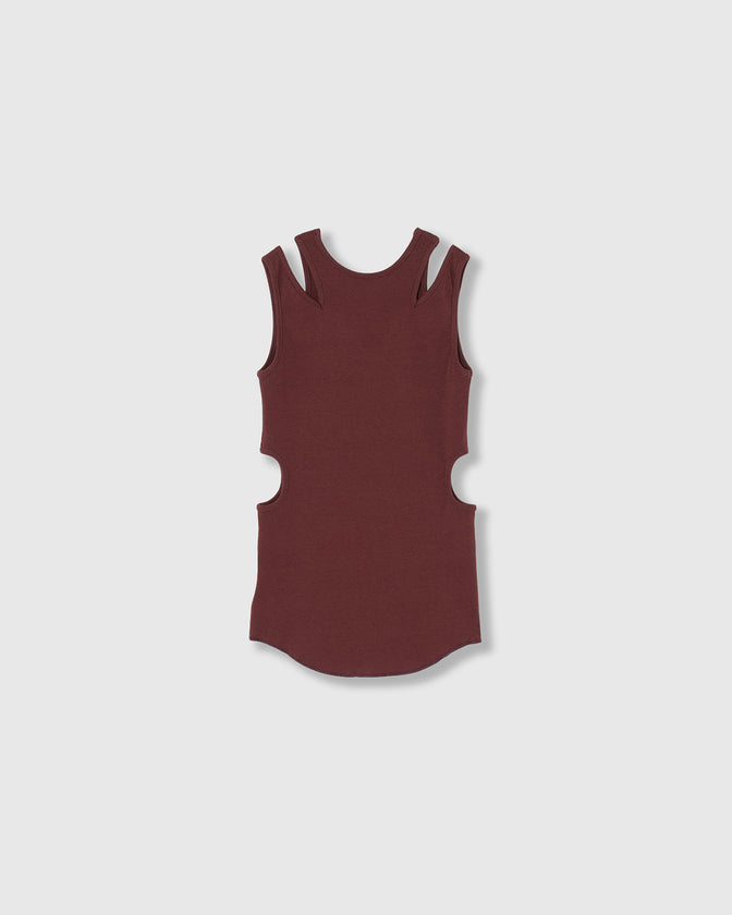 NOTCH DESIGN TWO-WAY TANK TOP