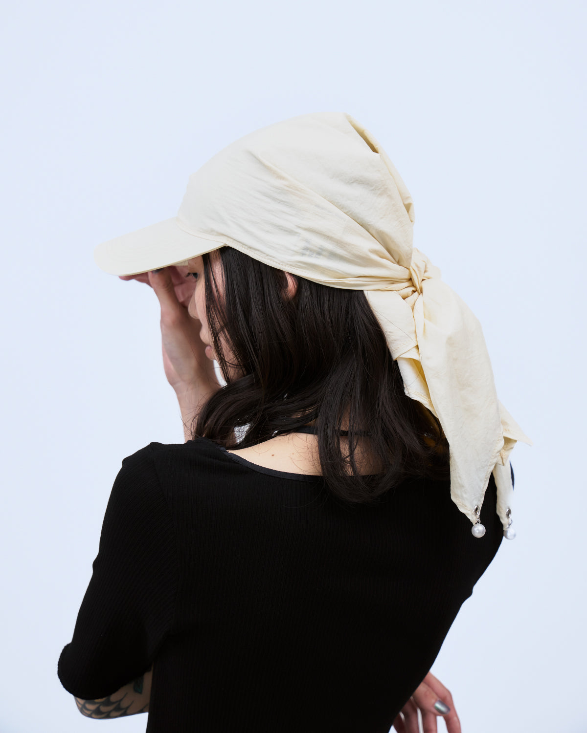 SCARF DESIGN NYLON CAP | | STORE | THINGS THAT MATTER ONLINE STORE