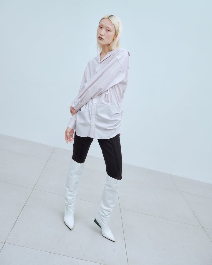 SAILOR BLOUSING STRIPE SHIRT