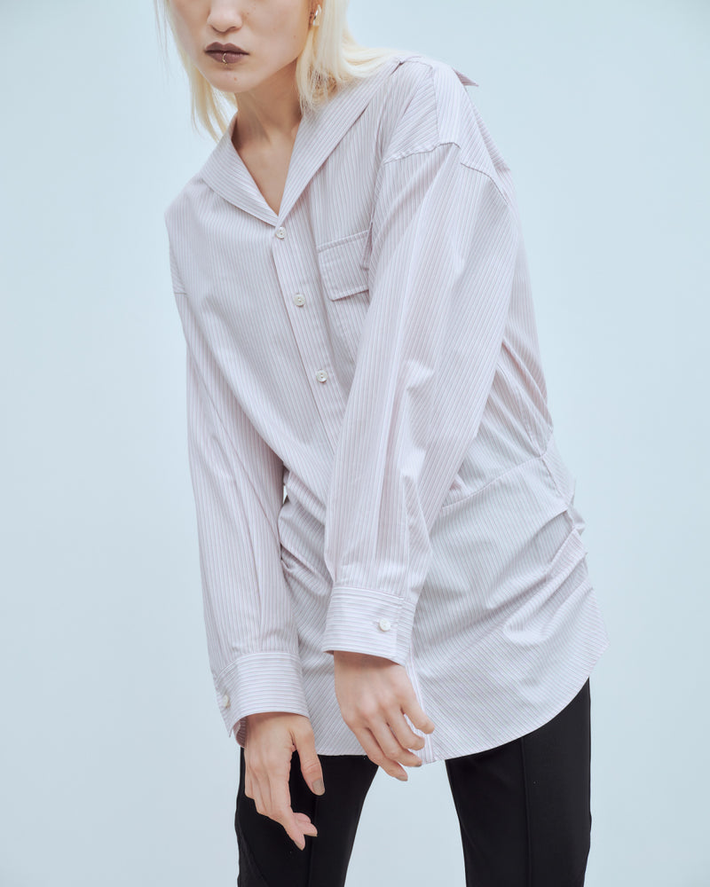 SAILOR BLOUSING STRIPE SHIRT