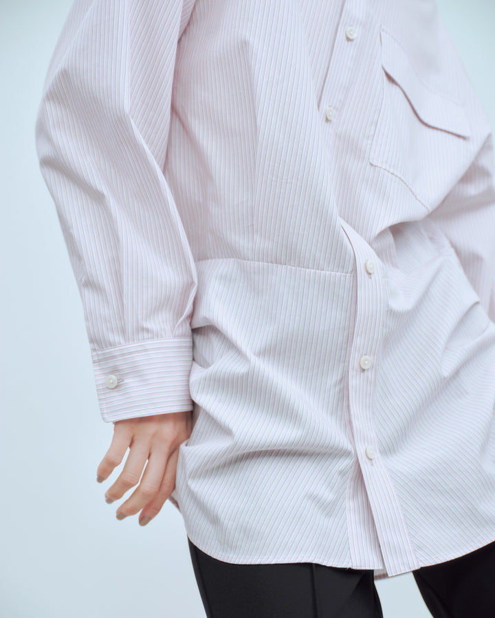 SAILOR BLOUSING STRIPE SHIRT
