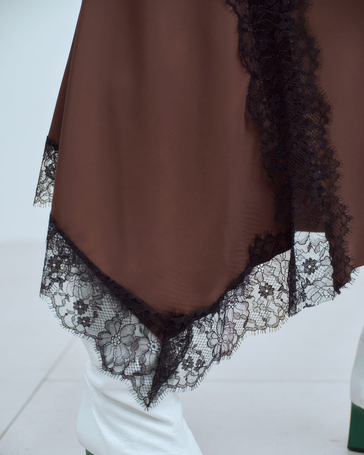 RANDOM FLARE LACE SKIRT
