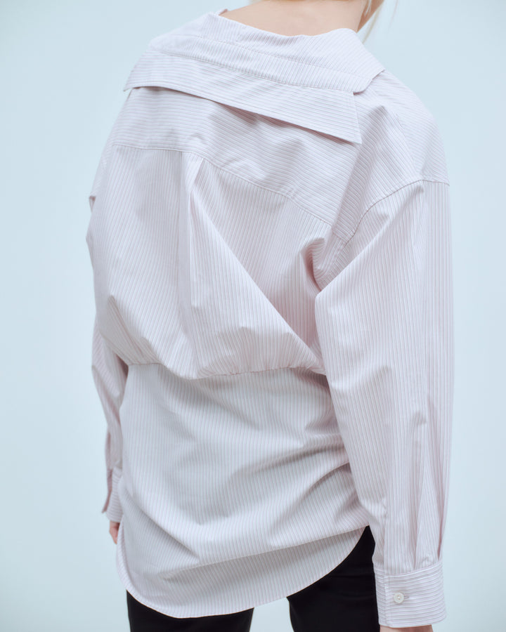 SAILOR BLOUSING STRIPE SHIRT