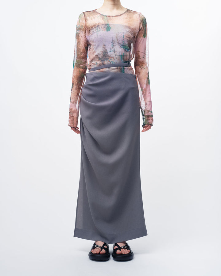 PINEAL GLAND PRINT TULLE TOPS