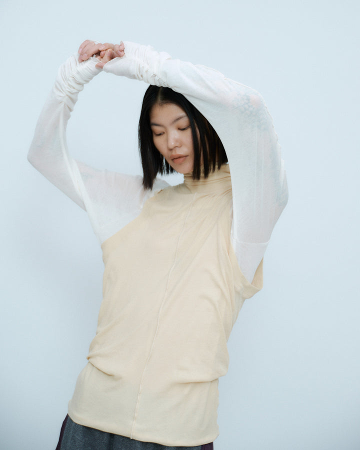 LAYERED SHEER CUT&SEW TOPS