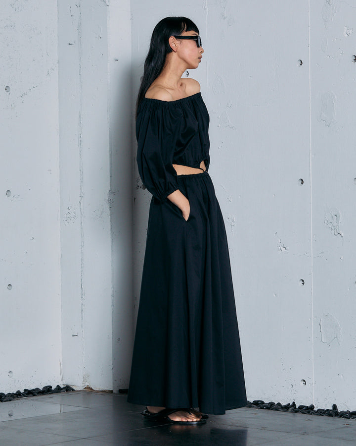 COTTON MAXI DRESS