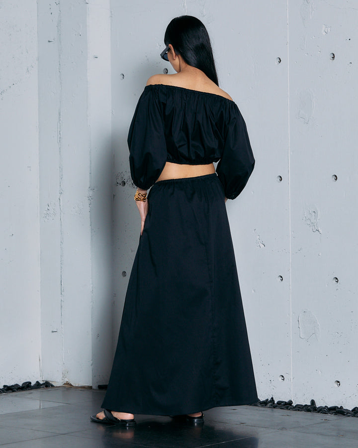 COTTON MAXI DRESS