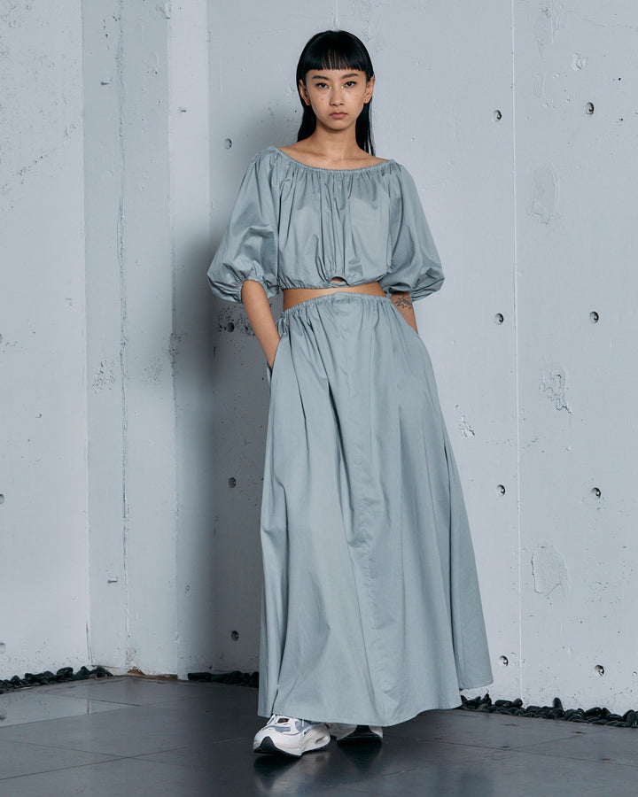 COTTON MAXI DRESS