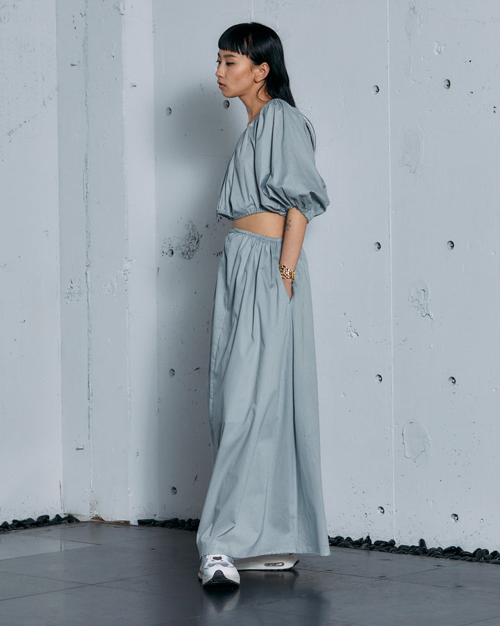 COTTON MAXI DRESS