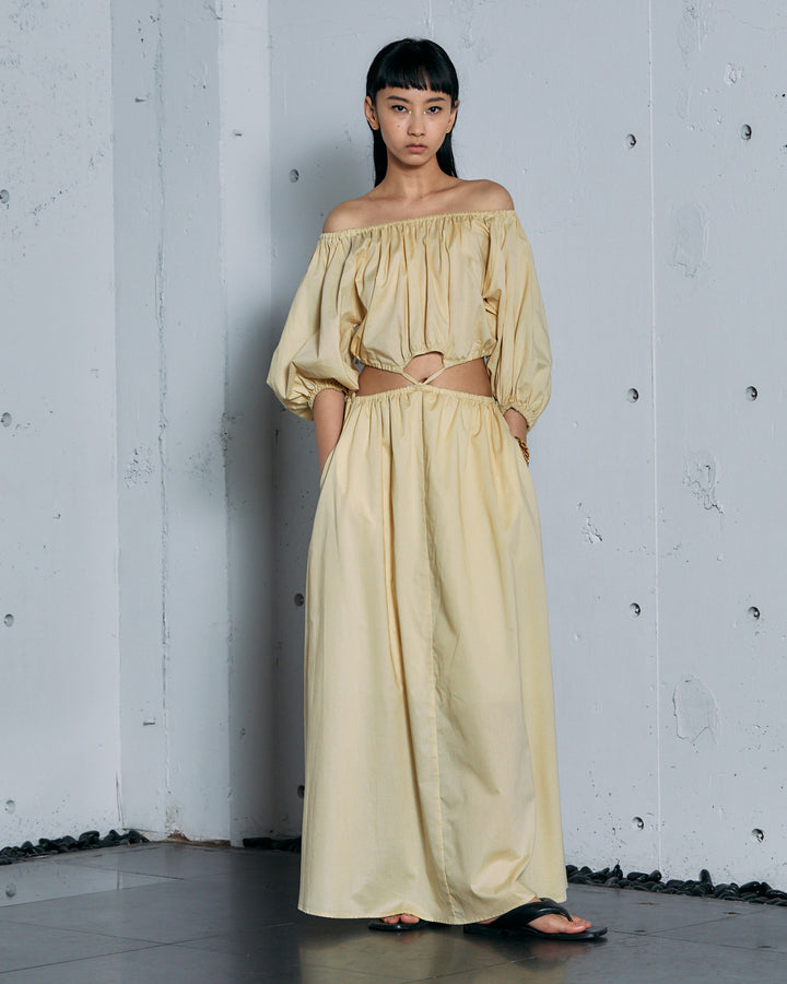 COTTON MAXI DRESS