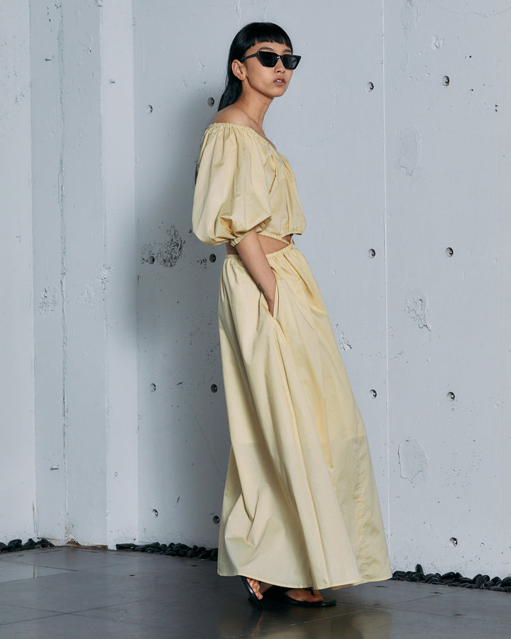 COTTON MAXI DRESS