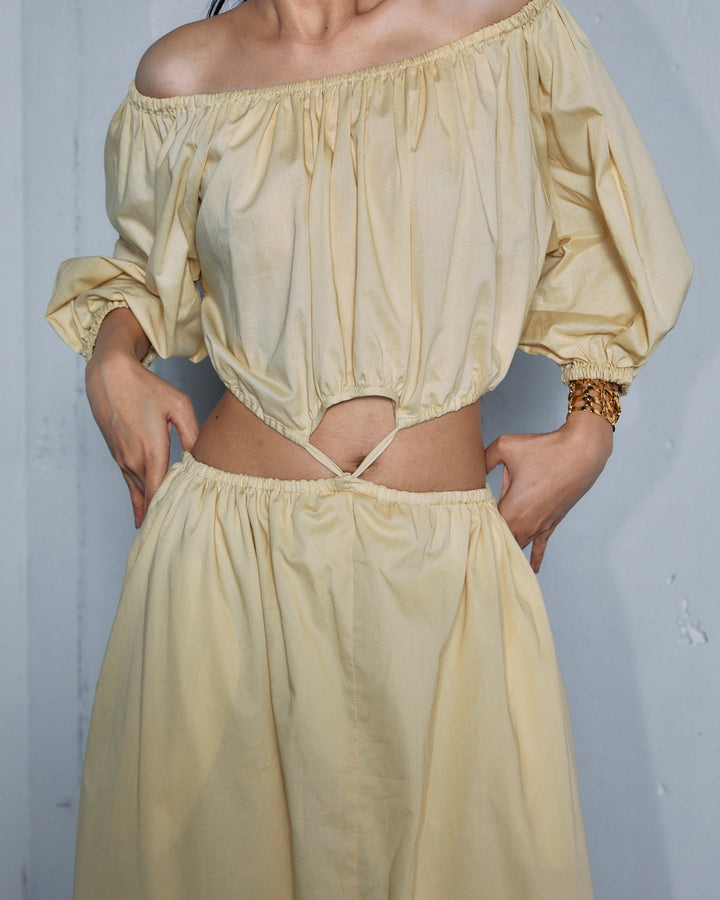 COTTON MAXI DRESS