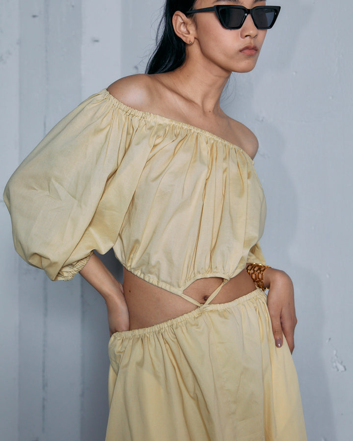 COTTON MAXI DRESS