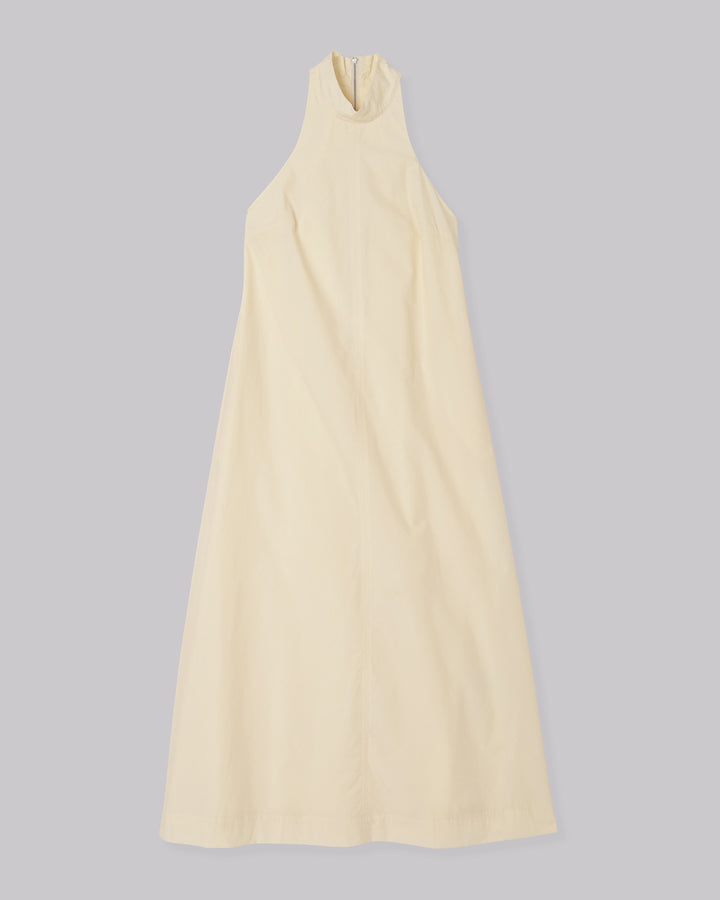 TYPEWRITER HALTER NECK MAXI DRESS