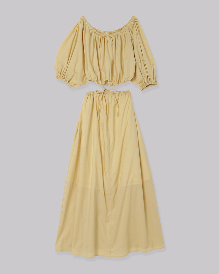 COTTON MAXI DRESS