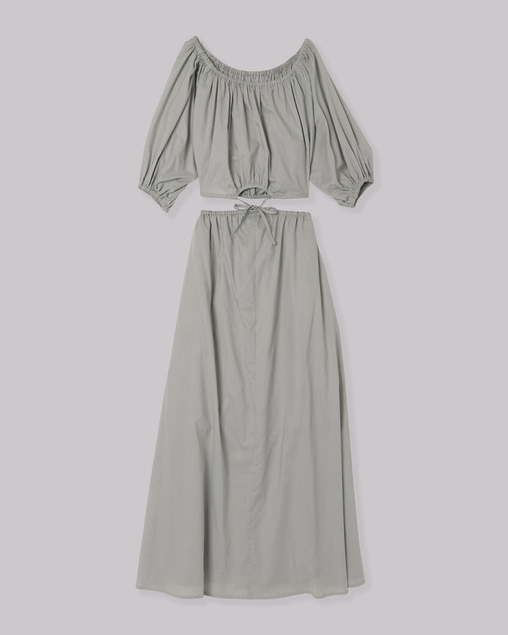 COTTON MAXI DRESS