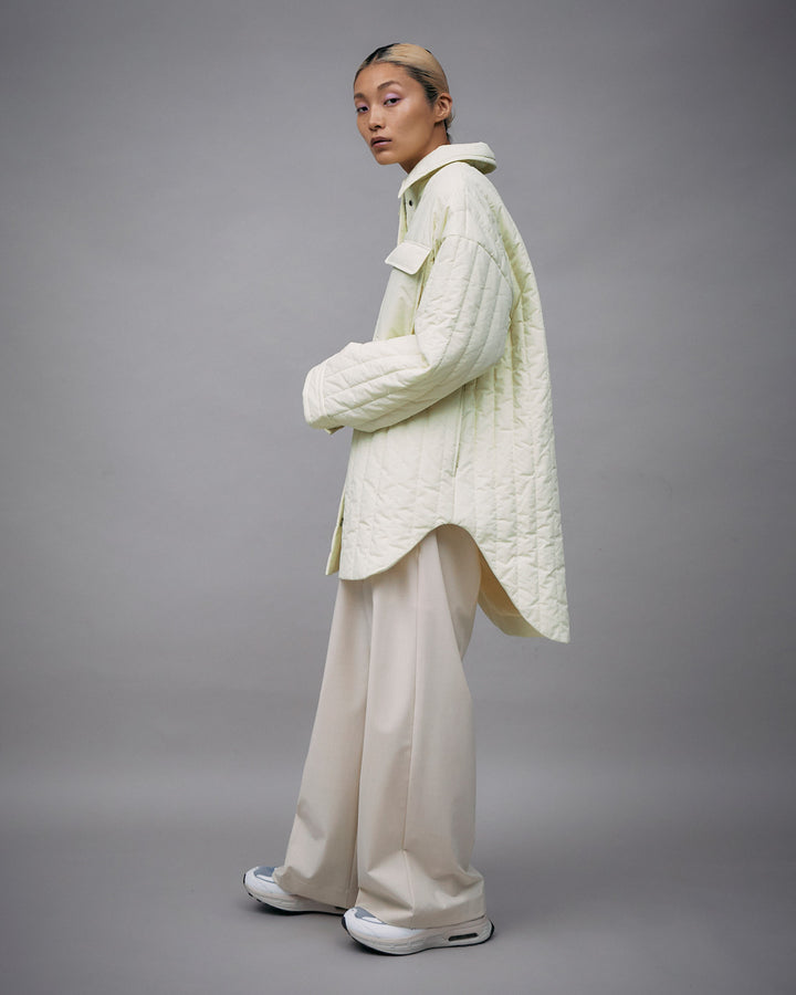 QUILTED LONG SHIRT JACKET【受注終了】