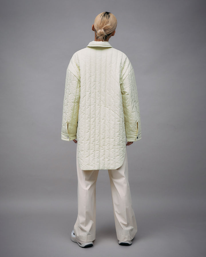 QUILTED LONG SHIRT JACKET【受注終了】