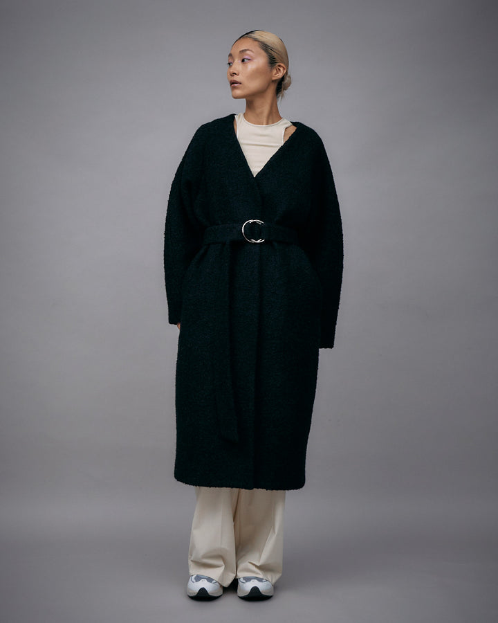 WOOL LOOP JERSEY LONG COAT【受注終了】