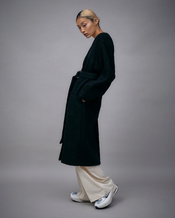 WOOL LOOP JERSEY LONG COAT【受注終了】
