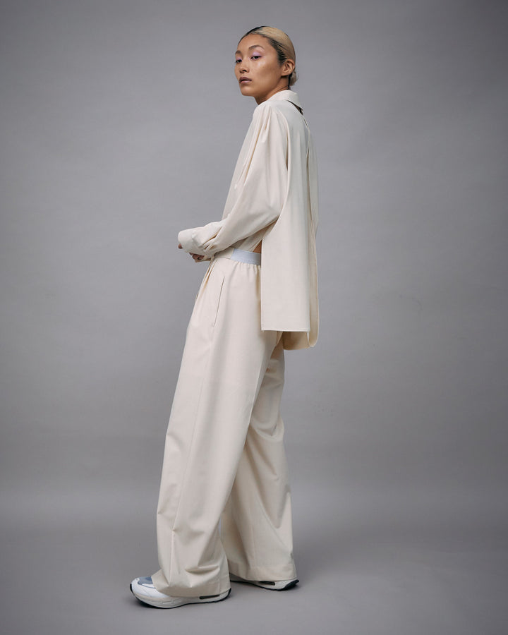 T/R ASYMMETRY LAYERED 2WAY SHIRT