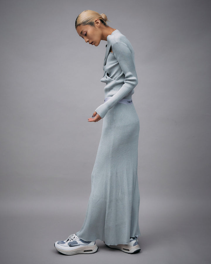 KNIT MAXI SKIRT