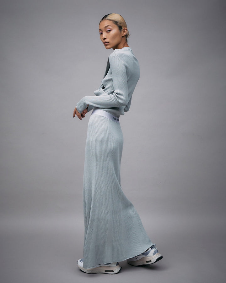 KNIT MAXI SKIRT