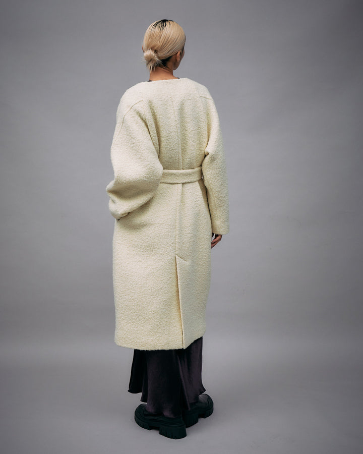 WOOL LOOP JERSEY LONG COAT【受注終了】