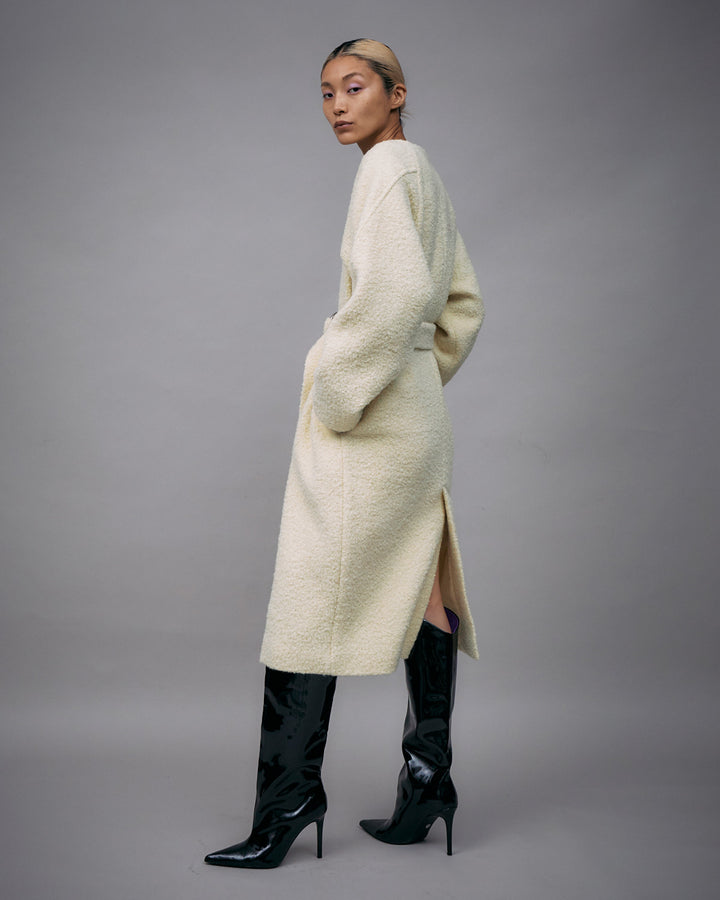 WOOL LOOP JERSEY LONG COAT【受注終了】