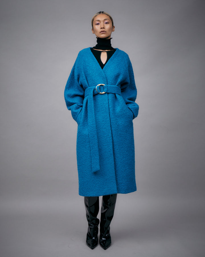 WOOL LOOP JERSEY LONG COAT【受注終了】