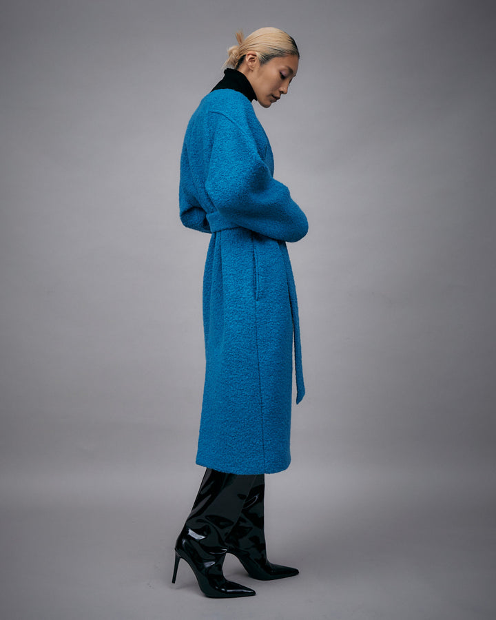 WOOL LOOP JERSEY LONG COAT【受注終了】