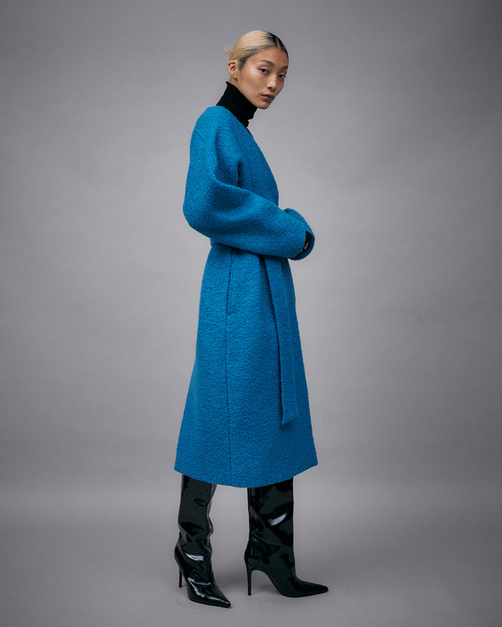 WOOL LOOP JERSEY LONG COAT【受注終了】