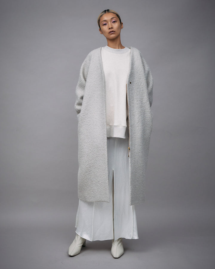 WOOL LOOP JERSEY LONG COAT【受注終了】