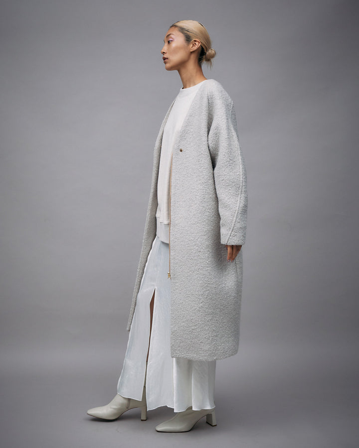 WOOL LOOP JERSEY LONG COAT【受注終了】
