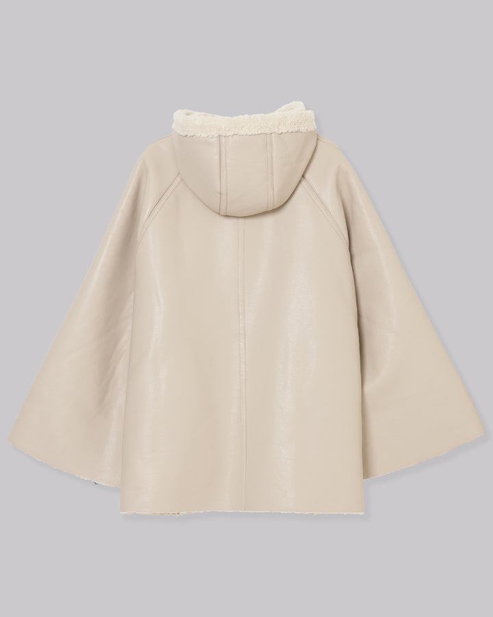 ECO MOUTON PONCHO JACKET