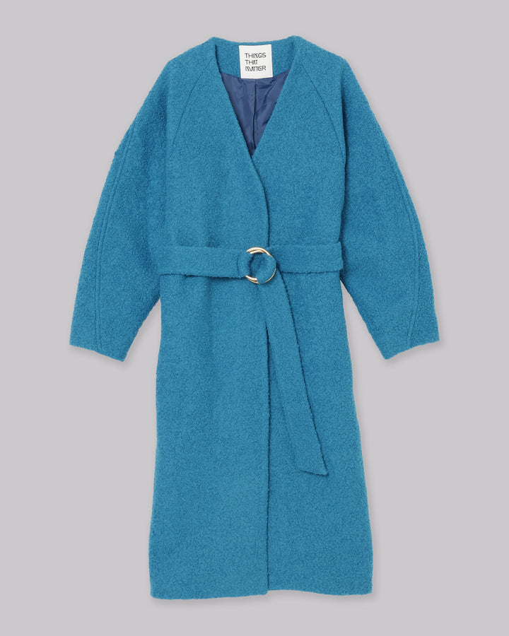 WOOL LOOP JERSEY LONG COAT【受注終了】