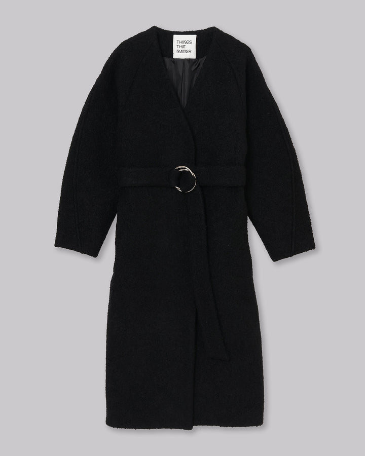 WOOL LOOP JERSEY LONG COAT【受注終了】