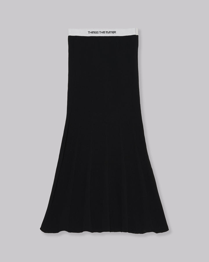 KNIT MAXI SKIRT